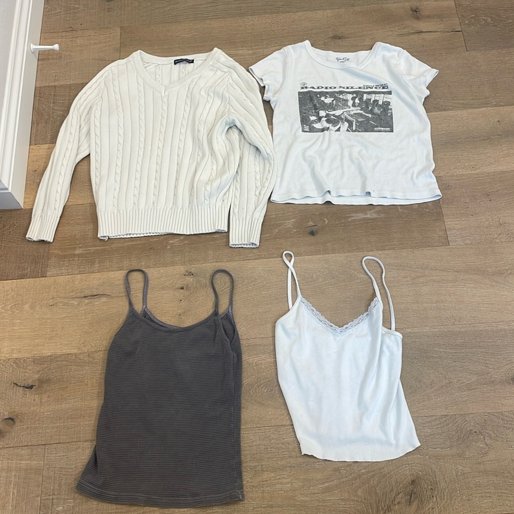 Brandy Melville 3 Tops and 1 Sweater,
